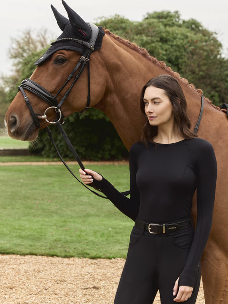 LeMieux Britney Seamless Long Sleeve Top Black