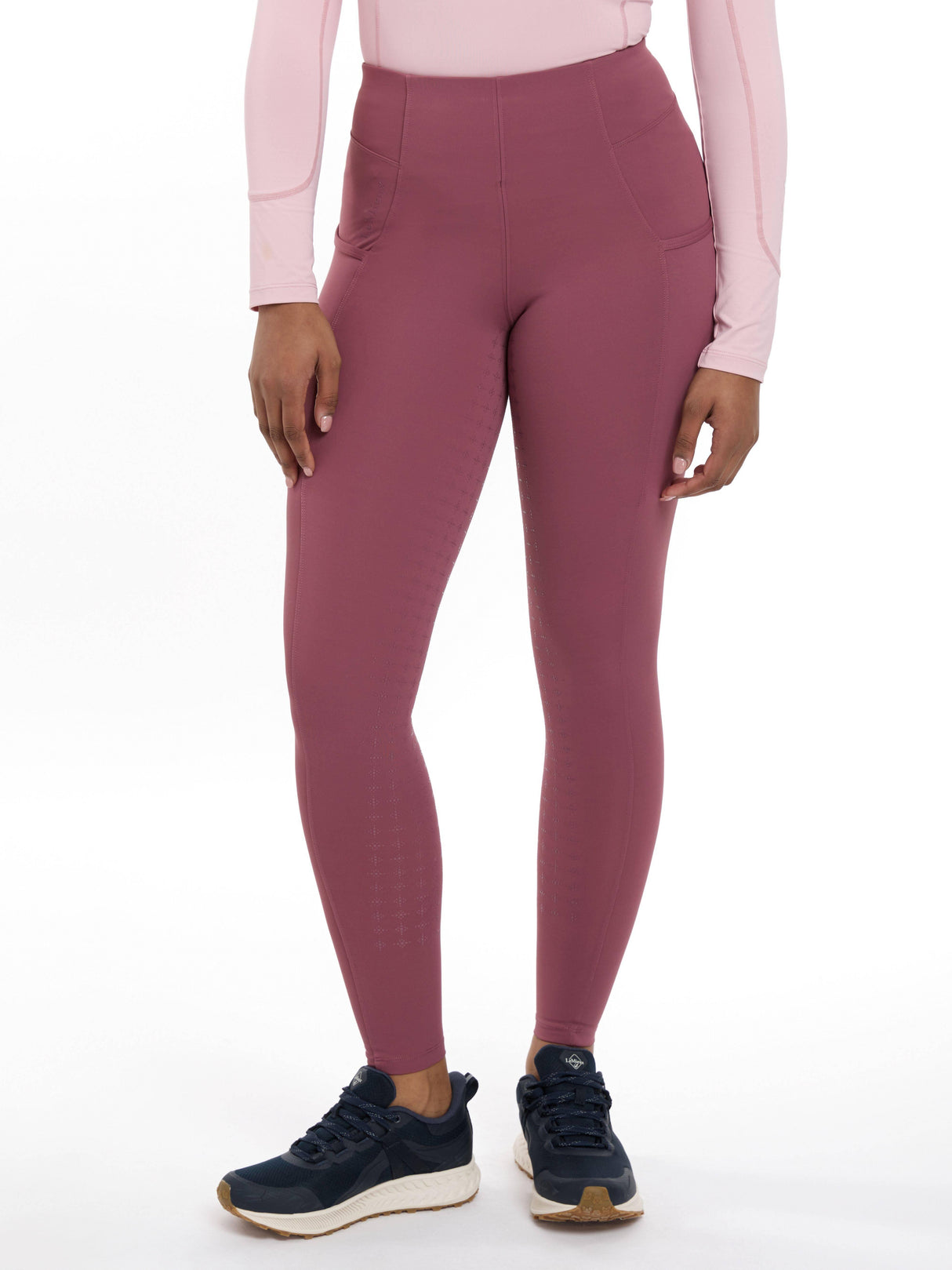 LeMieux Naomi Pull On Breeches Rosewood