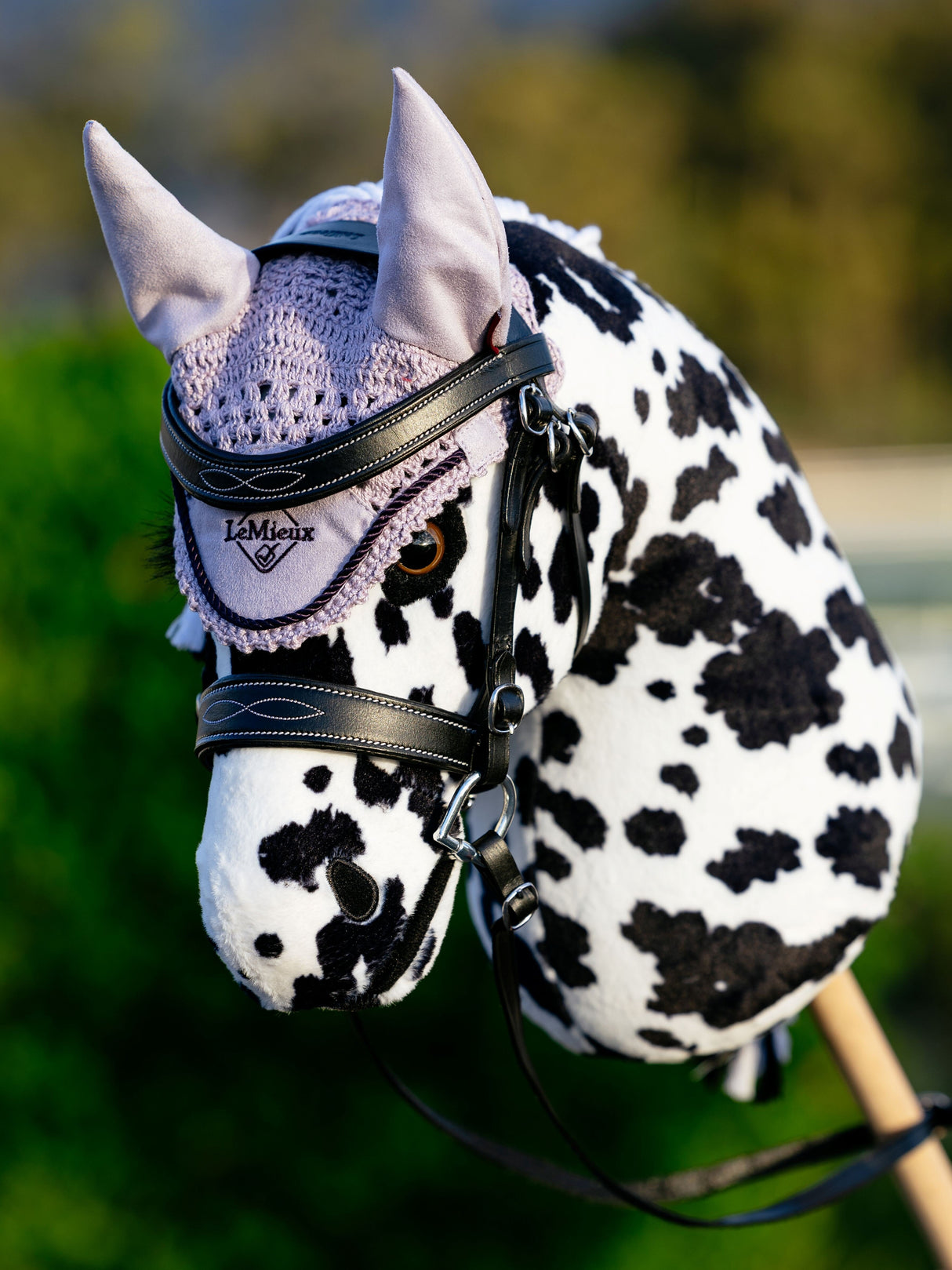 LeMieux Hobby Horse Fly Hood Lilac