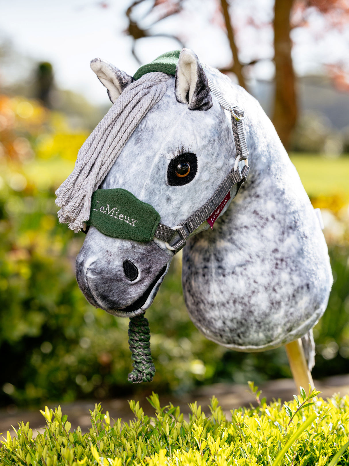 LeMieux Hobby Horse Vogue Headcollar & Leadrope Hunter Green