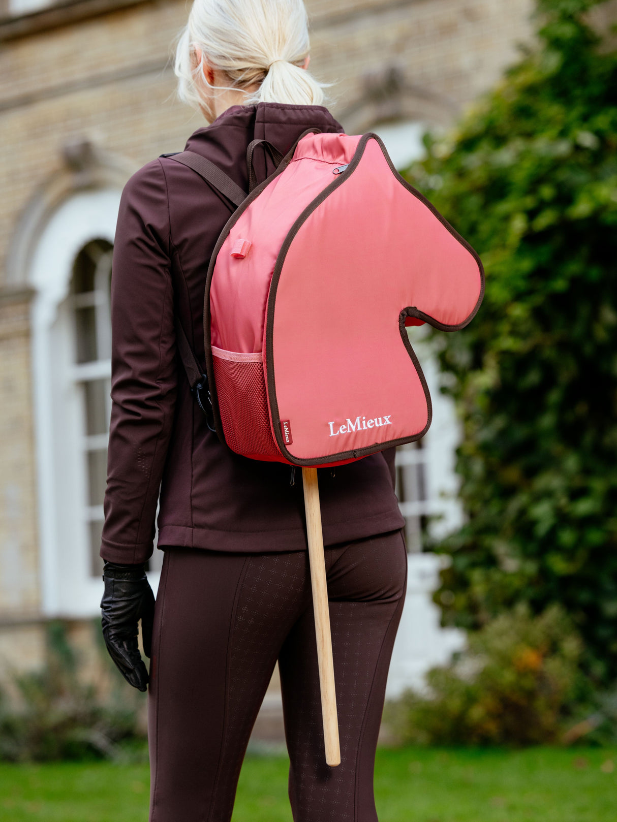 LeMieux Hobby Horse Carry Bag Cranberry