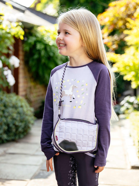 LeMieux Saddle Pad Crossbody Bag Lilac