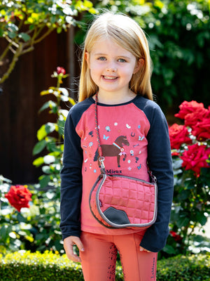 LeMieux Saddle Pad Crossbody Bag Cranberry