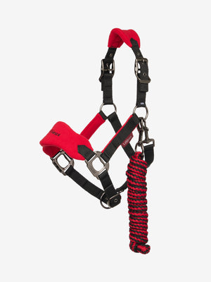 LeMieux Mini Vogue Headcollar & Leadrope Chilli