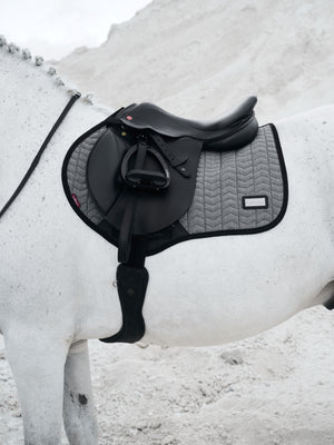 LeMieux Aspen Close Contact Jump Saddle Pad Herringbone