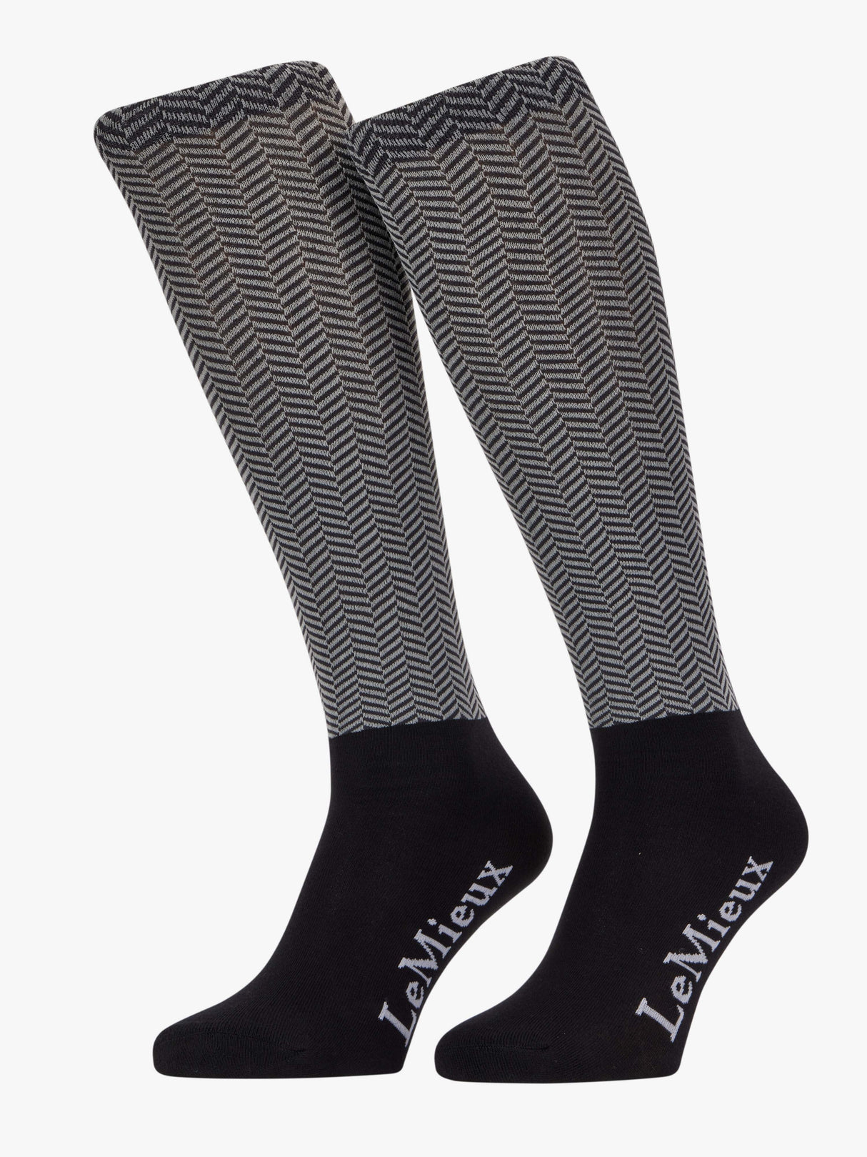 LeMieux Aspen Herringbone Sock Black
