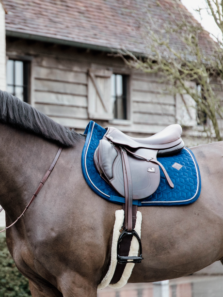 Kentucky Velvet Jump Saddle Pad Navy