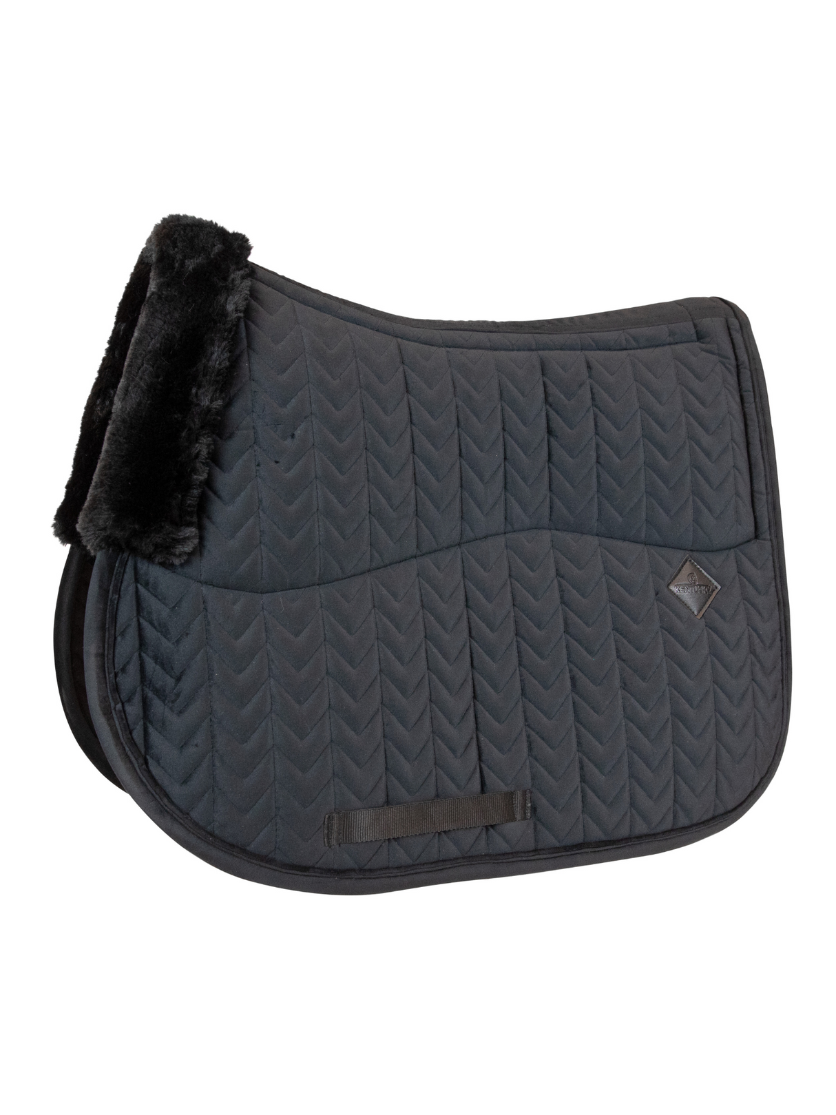 Kentucky Velvet Skin Friendly Jump Saddle Pad Black