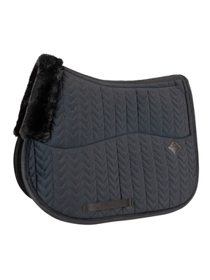 Kentucky Velvet Skin Friendly Jump Saddle Pad Black