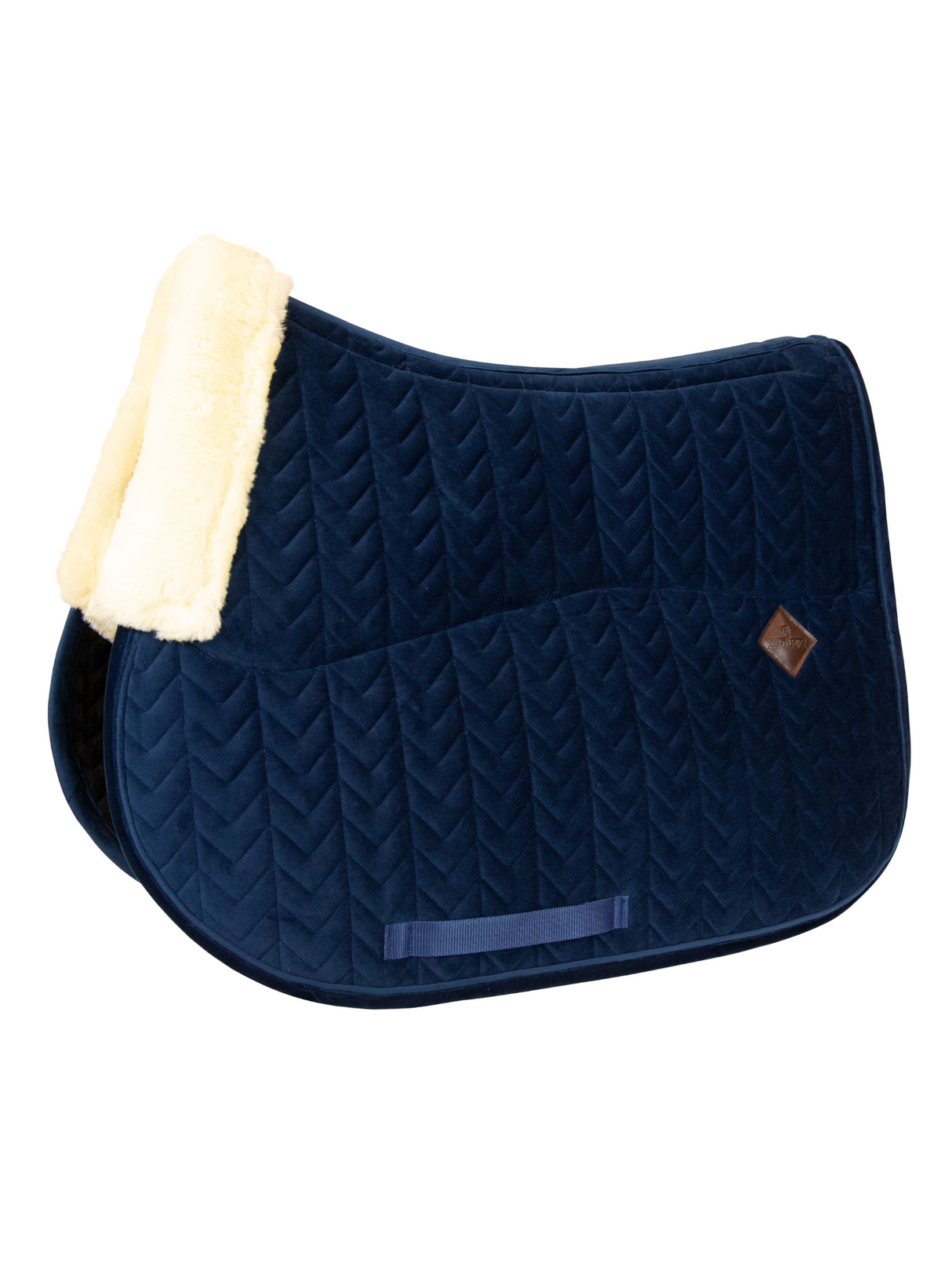 Kentucky Velvet Skin Friendly Jump Saddle Pad Navy
