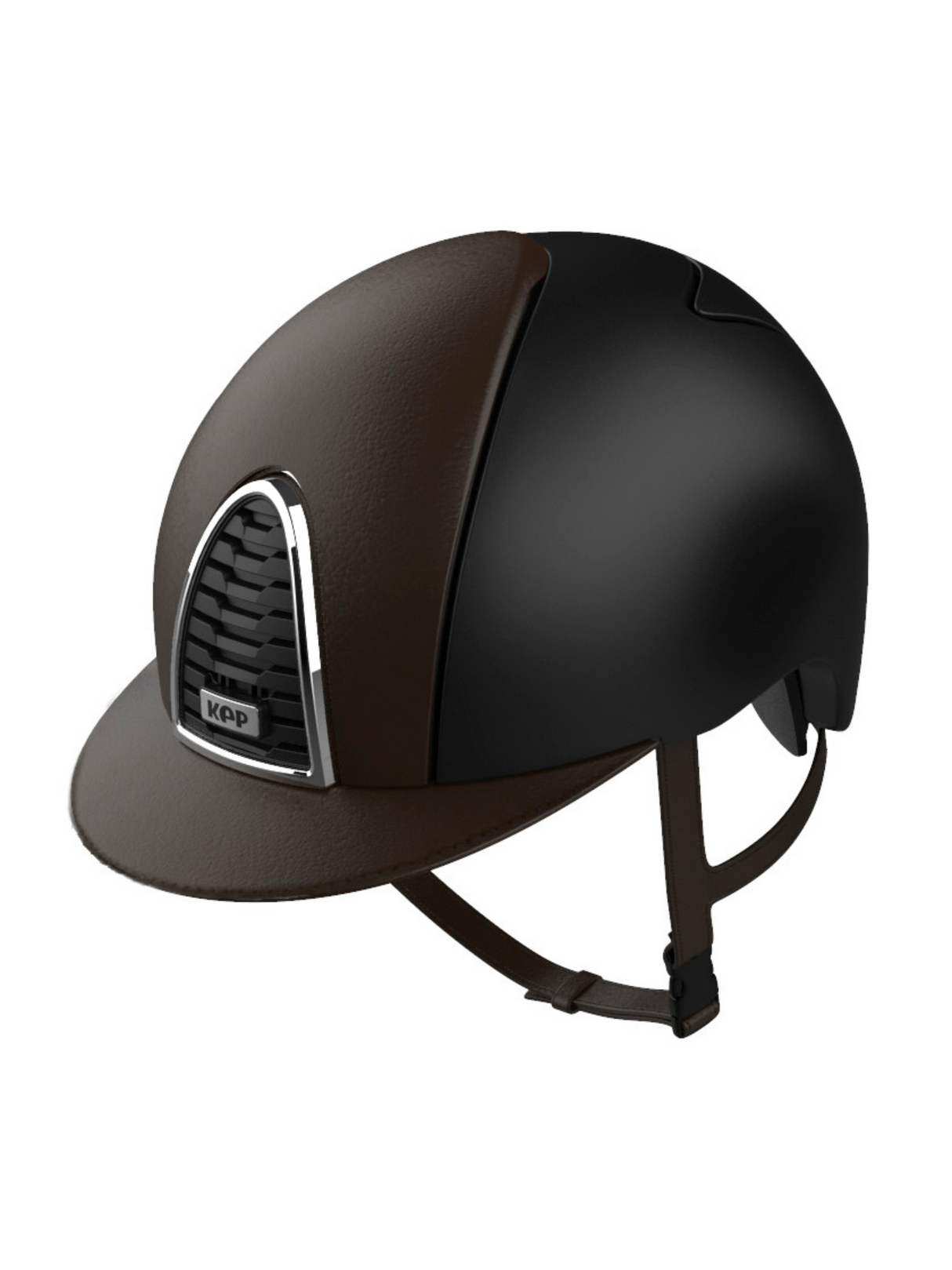 KEP Cromo 2.0 Helmet Textile Brown - Brown Leather Visor & Panels