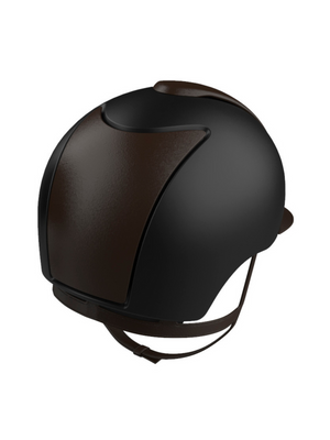 KEP Cromo 2.0 Helmet Textile Brown - Brown Leather Visor & Panels