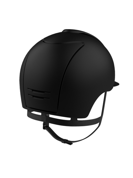 KEP Cromo 2.0 Helmet Textile Black - Chrome Ventilation Grille - Swarovski Frame