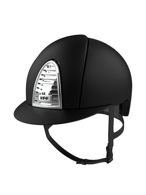 KEP Cromo 2.0 Helmet Textile Black - Chrome Ventilation Grille