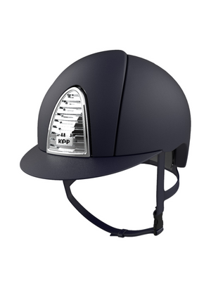 KEP Cromo 2.0 Helmet Mica Blue - Chrome Ventilation Grille