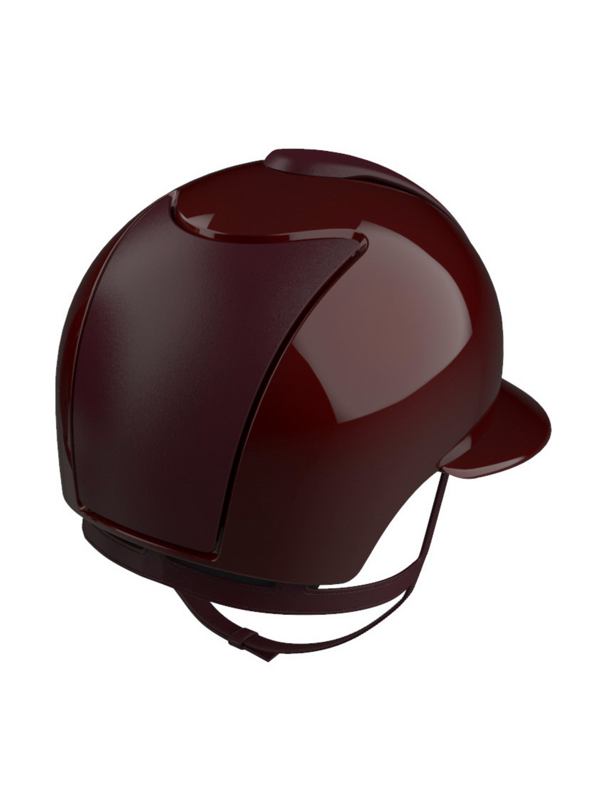 KEP Cromo 2.0 Helmet Metal Bordeaux - Bordeaux Leather Panels