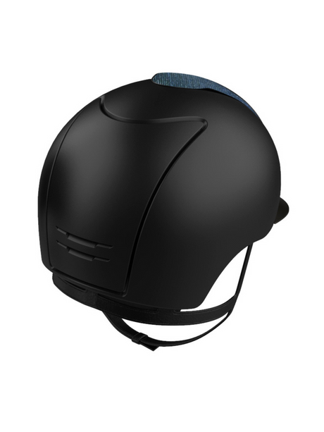 KEP Cromo 2.0 Helmet Textile Black - Blue Galassia Front Panel