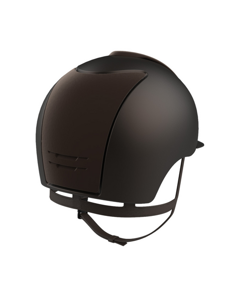 KEP Cromo 2.0 Helmet Textile Brown - Brown Velvet Front & Rear Panels