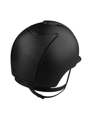 KEP Cromo 2.0 Helmet Textile Black - Black Ostrich Front & Rear