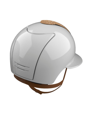 KEP Cromo 2.0 Helmet Polish White - Beige Python Front Panel