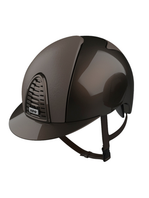 KEP Cromo 2.0 Helmet Polish Brown - Taupe Leather Front & Rear Panels