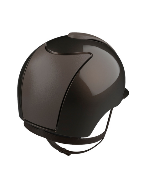 KEP Cromo 2.0 Helmet Polish Brown - Taupe Leather Front & Rear Panels