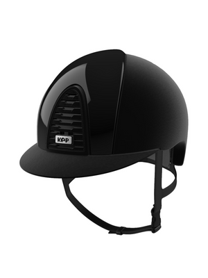 KEP Cromo 2.0 Helmet Velvet Black - Polish Black Front & Rear Panels