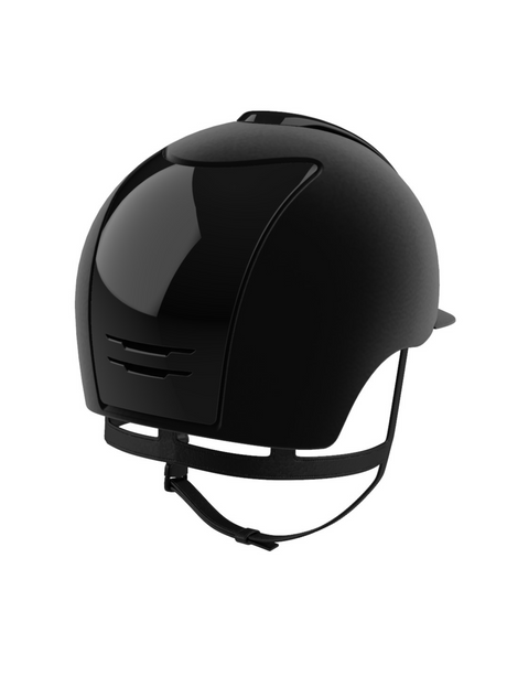 KEP Cromo 2.0 Helmet Velvet Black - Polish Black Front & Rear Panels