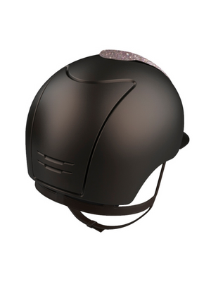 KEP Cromo 2.0 Helmet Textile Brown - Pink Galassia Front Panel