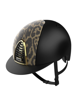 KEP Cromo 2.0 Helmet Textile Black - Giaguaro Glitter Front Panel