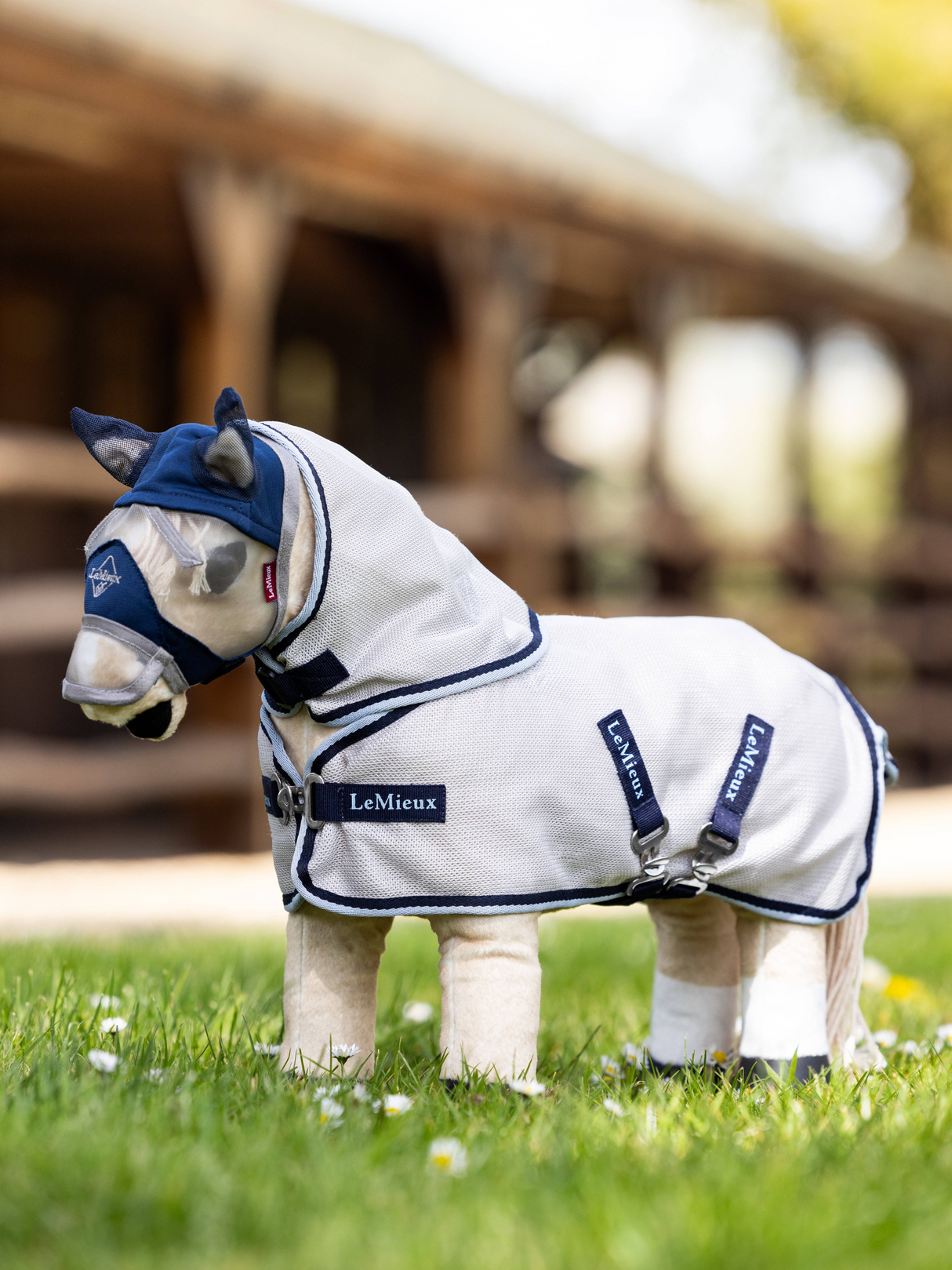 LeMieux Toy Pony Fly Rug Grey/Navy