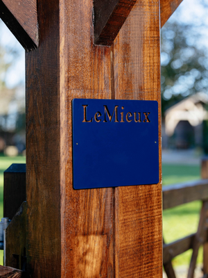 LeMieux Stable Name Plate Navy