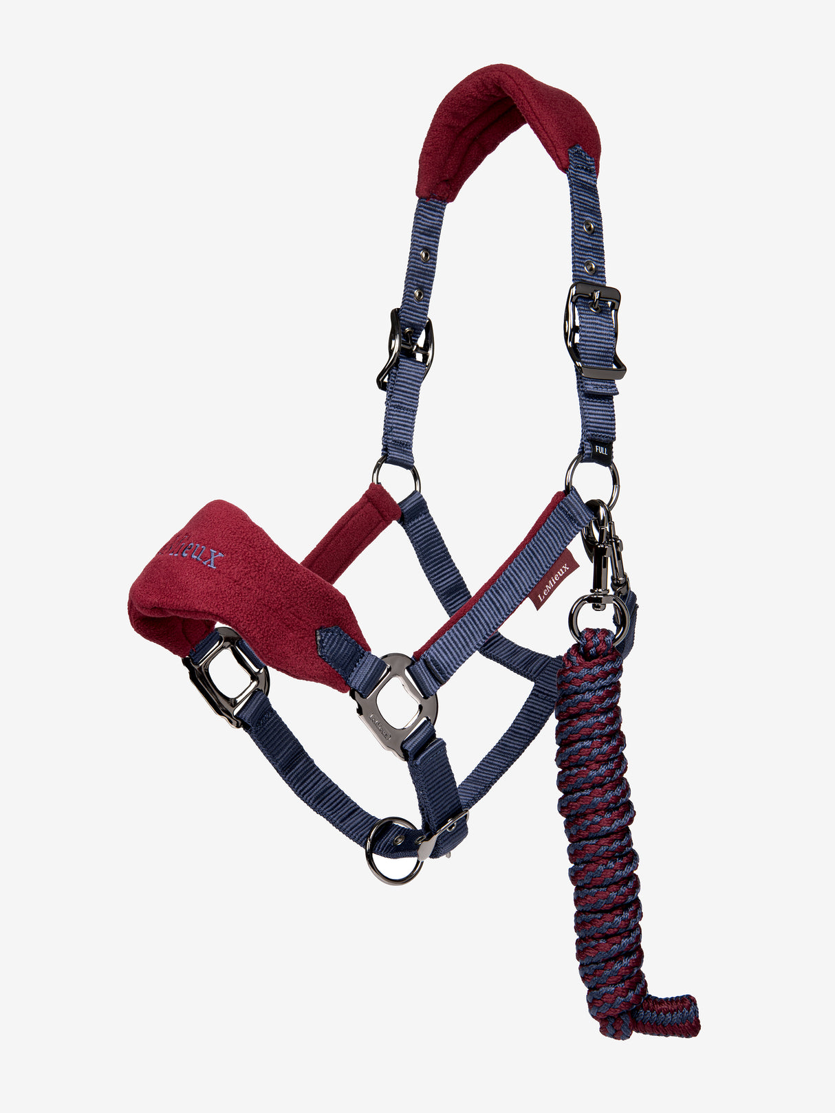 LeMieux Vogue Headcollar & Leadrope Burgundy