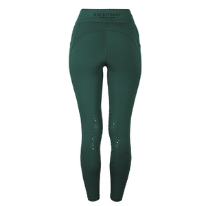 Equestrian Stockholm Movement Jump Riding Tights Sycamore Green