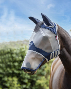 LeMieux ArmourShield Pro Full Fly Mask Navy