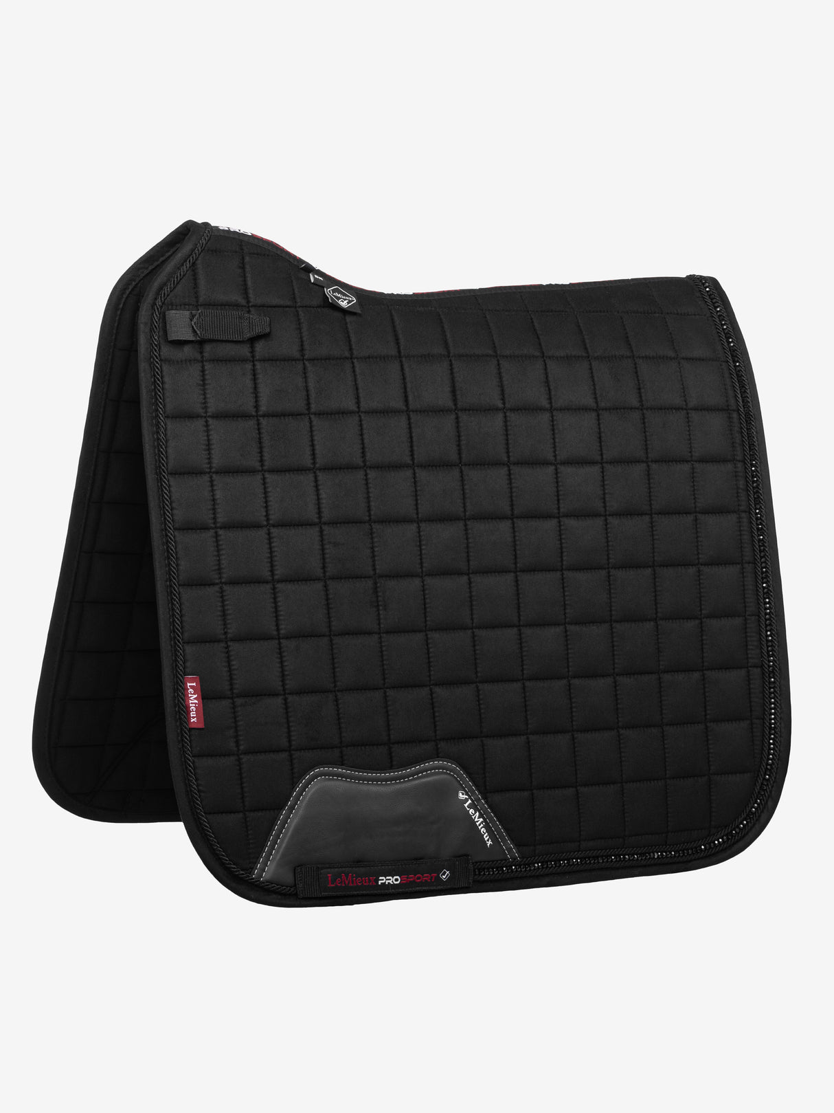 LeMieux Diamante Dressage Square Saddle Pad Black