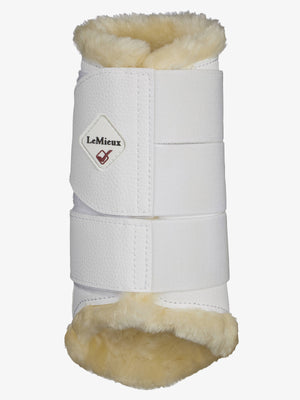 LeMieux Fleece Lined Brushing Boots White