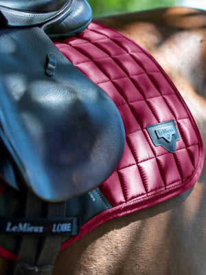 LeMieux Loire Classic Close Contact Jump Square Saddle Pad Mulberry