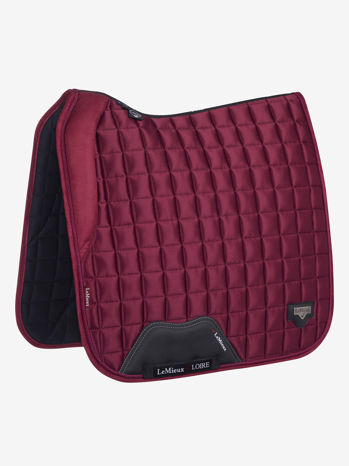 LeMieux Loire Memory Dressage Square Saddle Pad Mulberry