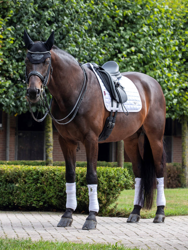 LeMieux Loire Classic Dressage Square Saddle Pad White
