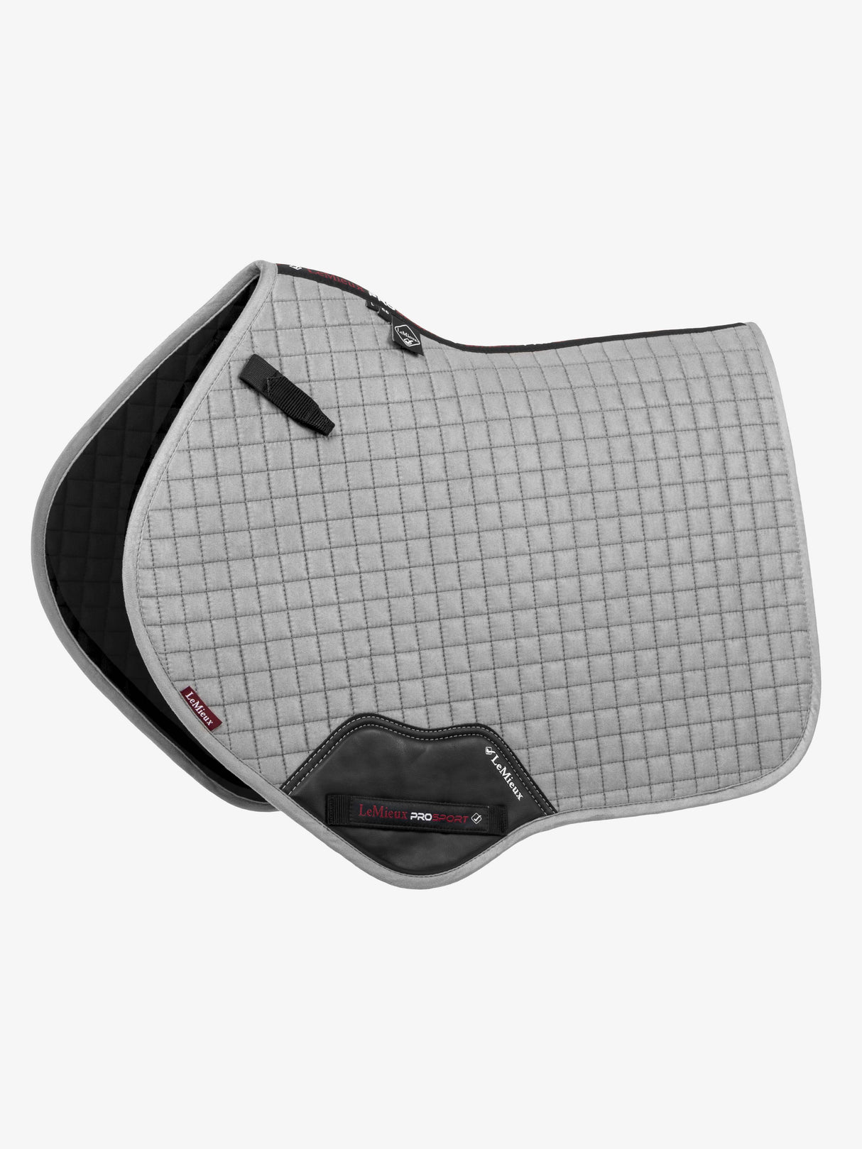 LeMieux Suede Close Contact Square Jump Saddle Pad Grey