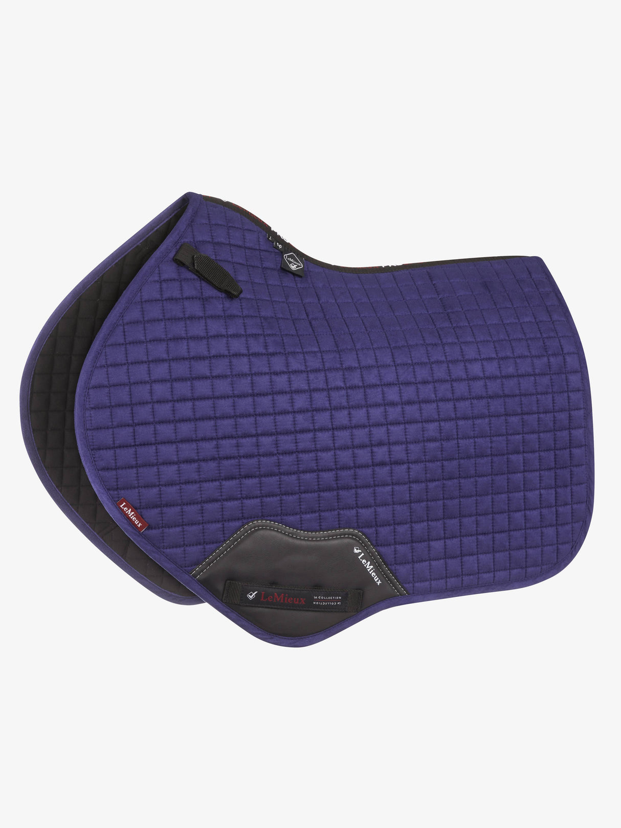 LeMieux Suede Close Contact Square Jump Saddle Pad Ink Blue