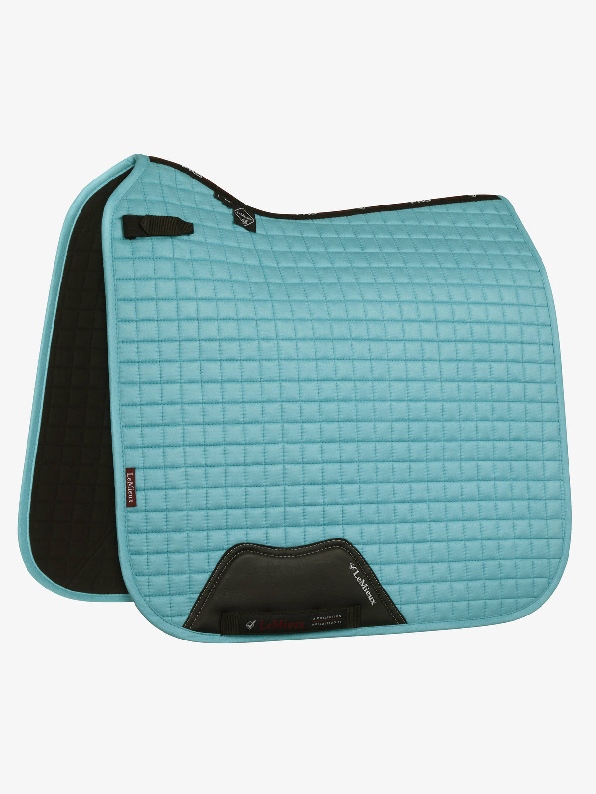 LeMieux Suede Dressage Square Saddle Pad Azure