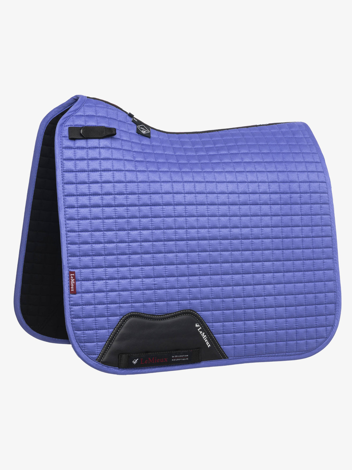 LeMieux Suede Dressage Square Saddle Pad Bluebell