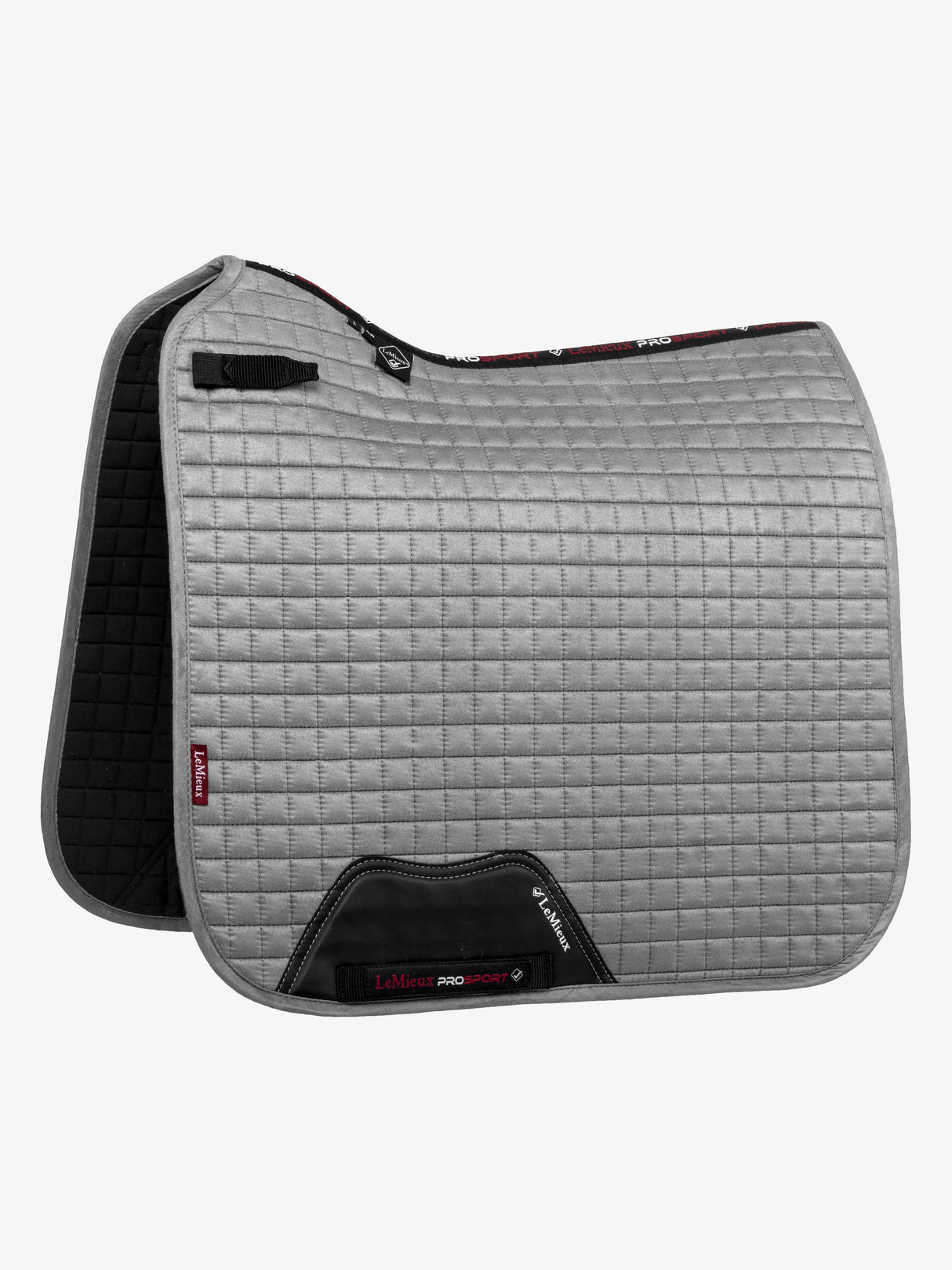 LeMieux Suede Dressage Square Saddle Pad Grey