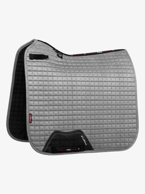 LeMieux Suede Dressage Square Saddle Pad Grey