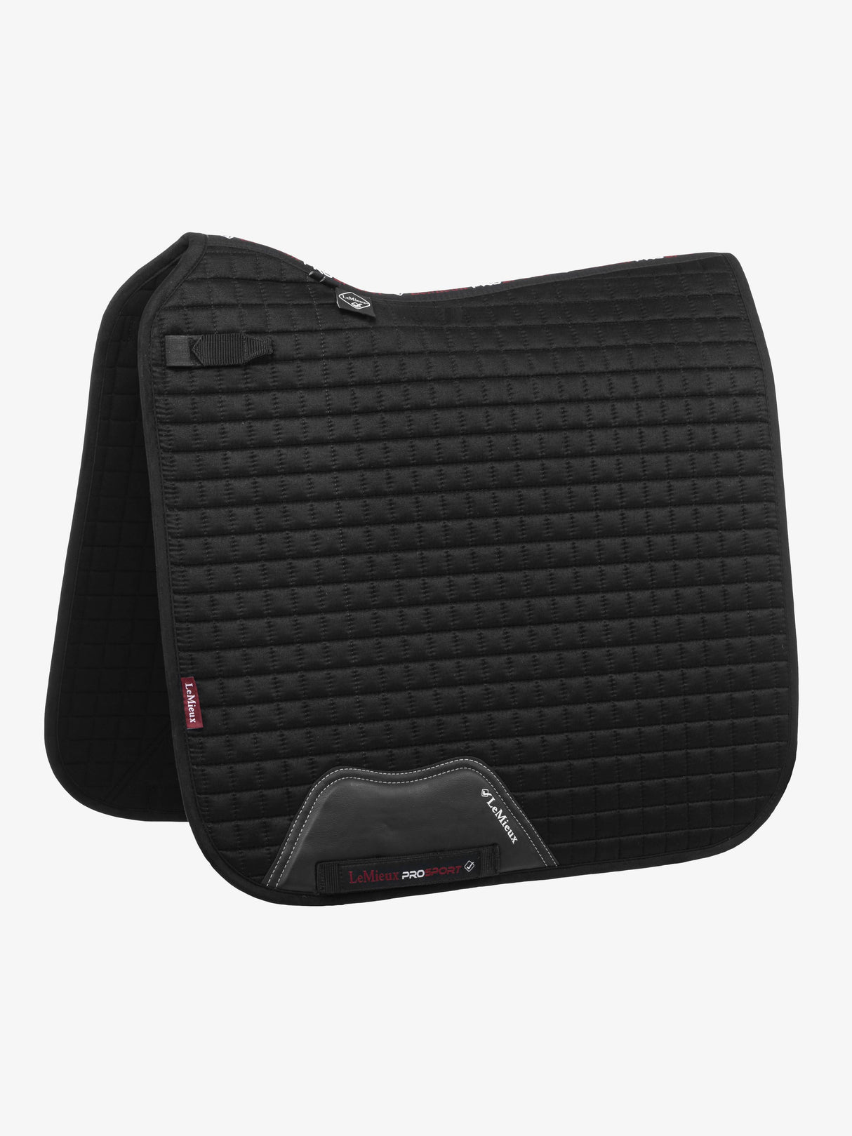 LeMieux Suede Dressage Square Saddle Pad Black