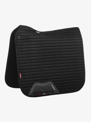 LeMieux Suede Dressage Square Saddle Pad Black