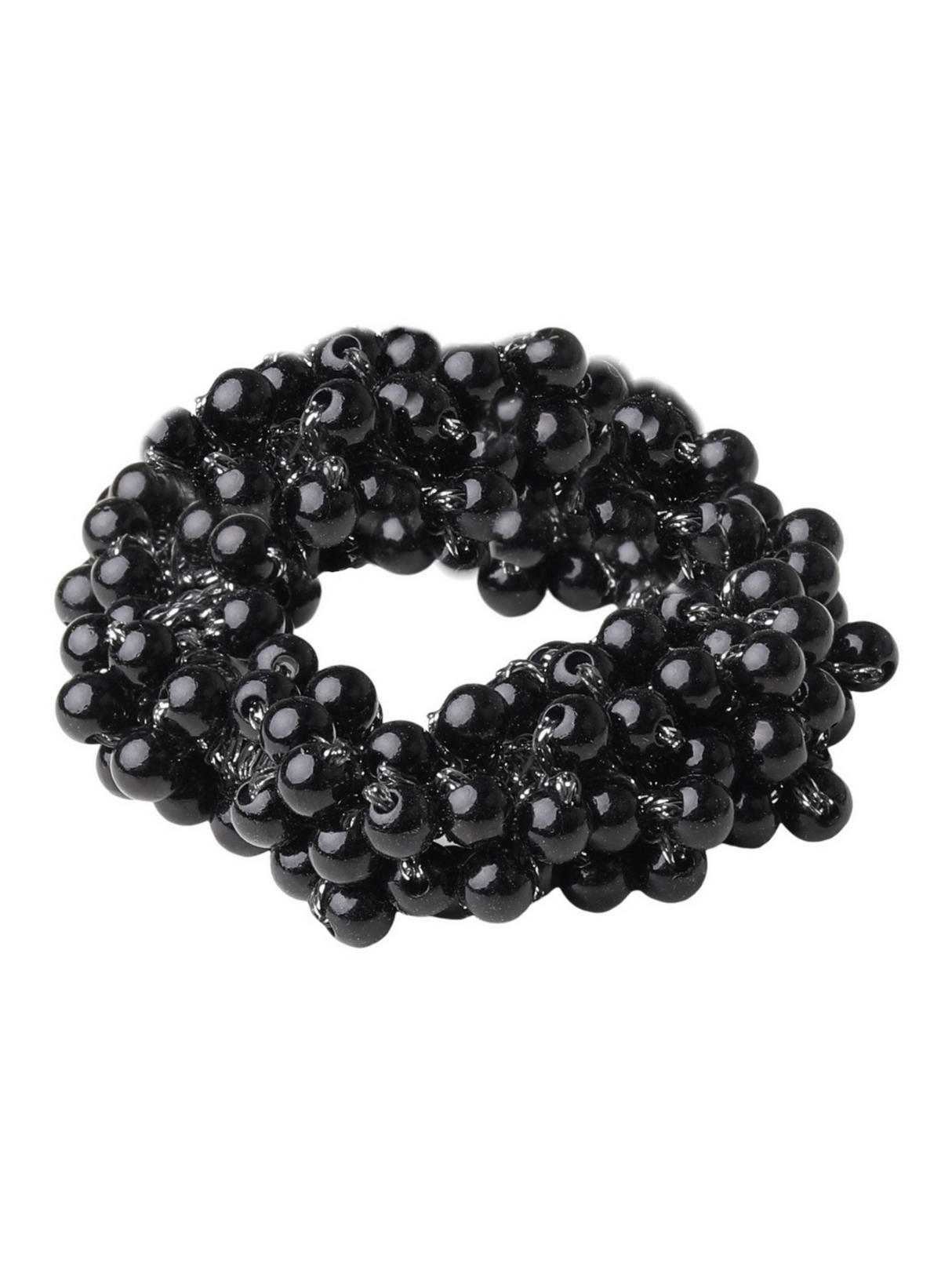 SD Design Pearl Scrunchie Black