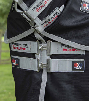 Premier Equine Magni-Teque Magnetic Horse Rug with Neck Cover Black
